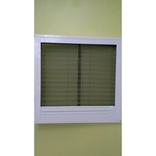 Dekoraks Pileli Sineklik, Dikey Katlanır, Düz Renkler, 80X140CM