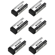 Tombow Mono 17X11X43MM 6 Adet Siyah Silgi