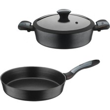 Brioni Diamond 24 cm Tencere & 24 cm Tava Seti