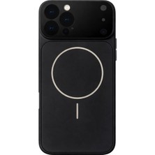 Fenza iPhone 16 Pro Max Uyumlu Kamera Korumalı Magsafe Wireless Şarj Özellikli Full Glass Arka Kapak