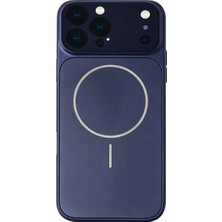 Fenza iPhone 16 Pro Max Uyumlu Kamera Korumalı Magsafe Wireless Şarj Özellikli Full Glass Arka Kapak