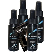 Süper Prosthetic 4 Tane Kokusuna Sprey Antiperspirant Spray 50 ml + Yanında Jel 50 ml