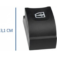 Alpha Auto Part Renault Megane 3, Fluence 3, Latitude Için Cam Düğme Kapağı Ön Sağ ve Arka Sağ&sol (1 Adet)