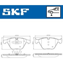 Skf VKBP80159 Fren Balatası