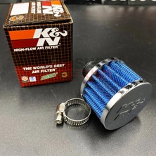 Carlone K&N Mavi Renk Performans Artırıcı Krank Motor Filtresi Universal Uyumlu Yüksek Performans