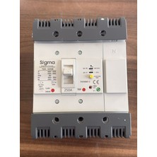 Sigma 250A 4 Kutup Kaçak Akım Algılamalı Termik Ayarlı Devre Kesici