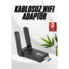 Zero Land Hnrlishp Wifi Adaptörü Bt5.0 Wifi 2'si Bir Arada Çift Bantlı Çift Anten