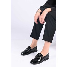 Bestello Bağcıksız Tokalı Tpu Taban Hakiki Deri Loafer 332-25050 Kadın Ayakkabı