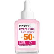 Storemax Hepsifursell Procsın Hydra Pink SP50+ Bariyer Güçlendirici Cam Cilt Güneş Serumu 30 ml