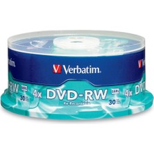 Storemax Hepsifursell Verbatim Dvd-Rw 95179 Boş Diskler (4,7 Gb, 4 x Yazılabilir, 30 Adet Mil)