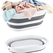 Storemax Hepsifursell Jouis Katlanabilir Çamaşır Sepeti,katlanabilir Oyuncak Sepeti, Plastik Çamaşır Sepeti, Katlanabilir Çamaşır Selesi Hacmiyle Ideal Depolama Ideal Boy