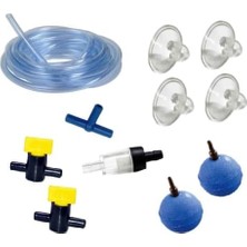 Storemax Hepsifursell Akvaryum Hava Motoru Seti - 5m Hava Hortumu, Vana, Çekvalf, Ek, Hava Taşı