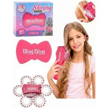 Storemax Hepsifursell Shopexxtra Saç Taşı Yapıştırma Makinesi ve 90 Adet Işıltılı Mücevher Seti - Kız Çocuk Saç ve Moda Aksesuarı - Eğitici ve Eğlenceli Tasarım Oyuncağı (Bling Refill Set)