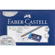 Storemax Hepsifursell Faber-Castell Sınav Silgisi, 24’lü, Mavi Renk, Kurşun Kalem Izlerini Kolayca Silen, Doğa Dostu ve Kullanışlı Tasarım