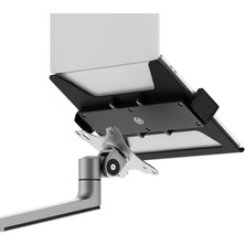 Storemax Hepsifursell Npo Stdnbh6 Vesa Uyumlu Laptop Tutucu Tepsi, 10"-17" Notebook Standı, Monitör Kolu Aparatı, Ayarlanabilir Klipsli Raf (Siyah)