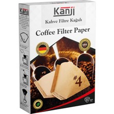 Storemax Hepsifursell Kanji Kahve Filtre Kağıdı 80'li Ebat : 1x4 No : 4 | Coffee Filter Paper | Kahverengi. Ağartılmamış. Doğal Kağıt | Alman Kalitesi