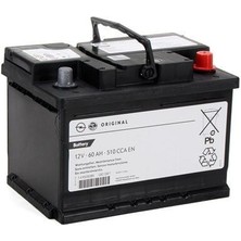 Opel Orjinal Akü 12V 60AH Servis Ürünü