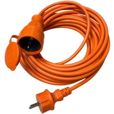 Storemax Hepsifursell 20 Metre Seyyar Uzatma Kablosu – 3x1.5mm² Kablo, IP44 Koruma, Turuncu Renk, Fransız Tipi Fiş, 250V/16A, Dış Mekan Uyumlu Bylion