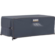 Storemax Hepsifursell Haegs Bahçe Mobilyası Örtüsü, 300-200-90CM, Ağır Hizmet Oxford Kumaş, Su Geçirmez, Dış Mekan Veranda Masa Örtüsü, Havalandırmalı Masa ve Sandalye Koruma Kılıfı Gri