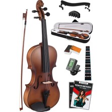 Storemax Hepsifursell Fourtune Dante VL-200 4/4 Akustik Keman Seti (Tam Boy) (Koyu-Kahverengi)