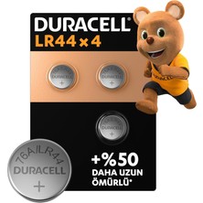 Storemax Hepsifursell Duracell LR44 Özel Alkalin Pil (4’lü Paket) 1,5V (A76) – +%50 Daha Uzun Ömür – Termometrelerde, Kol Saatlerinde, Tıbbi Cihazlarda Kullanım – 5 Yıl Depolama Ömrü Garantisi – Sızıntı Önleme