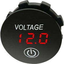 Erol Voltmetre Soketi 12V Kırmızı