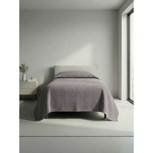Sofline Premium %100 Pamuk Tek Kişilik Yazlık Pike, Yatak Örtüsü, Terletmez Kumaş(PUDRA RENK) (160x240cm)