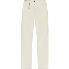 Paul & Shark Erkek Regular Fit Normal Bel Daralan Paça Pamuklu Beyaz Pantolon 25414043-030