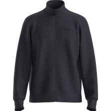 Boss Erkek Regular Fit Dik Yakalı Pamuklu Fermuarlı Lacivert Ceket 50555496-402