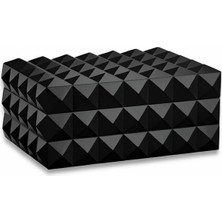 Cigarloong Quasar Design Humidor Puro Kutusu Mat Siyah 80's