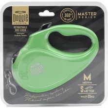 Doggie Master Serisi Otomatik Uzatma Tasması M-25KG-5MT - Green
