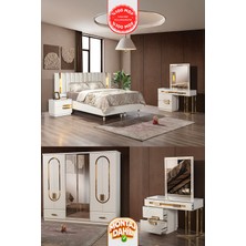 İmbaş Kardelen Yatak Odası Takımı %100 Mdf - Bazalı