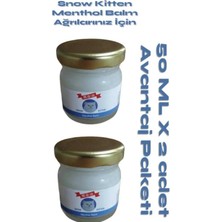 No35 Snow Kitten  Menthol Aromalı  Rahatlatıcı Masaj Kremi 50 ml 2 Adet