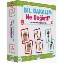 GRAYLINE Line Games Bil Bakalım Ne Değişti? Hafıza ve Dikkat Gelişim K  55 Kart 5109 99856641