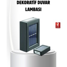 Zero Land Hnrlishp Solar Güçlü 6 LED Dış Me Lambası – Otomatik Aç/kapa Işık Sensörlü Aydınlatma