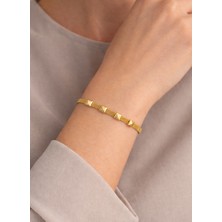 14 Ayar Altın Bileklik Piramit Model