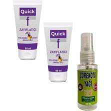 No35 Quick Gel  Masaj Bakım Kremi 50 Mlx 2 Ad+Çörek Otu Yağı 30 ml