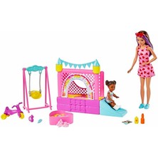  mattel hhb67 barbıe bebek bakıcısı skıppker oyun e