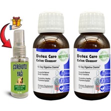 Detos Detox Care 2 Kutu 15 Günlük Pratik Şurup Formülü + Çörek Otu Masaj Yağı 30 ml