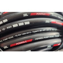 16MM(İç Çap) - 26MM Sel Üstü Düz Akaryakıt Pompa Hortumu 1 Metre