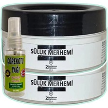 No35 Sülük Merhemi Bakım Kremi 2X50 Ml+30 ml Çörek Otu Yağ ile