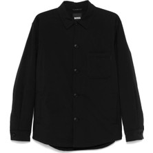 Boss Erkek Uzun Kollu Rahat Kesim Siyah Ceket 50523021-001