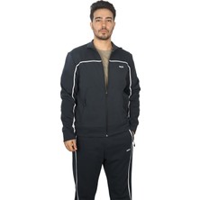Boss Erkek Marka Logolu Uzun Kollu Rahat Lacivert Sweatshirt 50523896-402