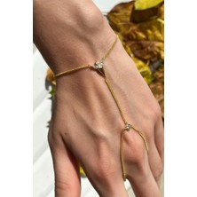 Spossy Silver Jewelry Minimal Tasarım Taşlı Şahmeran