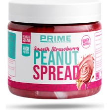 Prime Nutrition Smooth Strawberry Peanut Spread 350 Gram (Çilekli Fıstık Kreması)