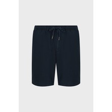 Tommy Hilfiger Erkek Rahat Kesim  Logolu Normal Kalıp Lacivert Şort MW0MW34509-DW5