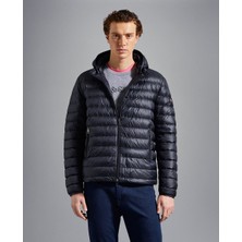 Paul & Shark Erkek Kuş Tüyü Dolgulu Kapşonlu Fermuarlı Lacivert Mont C0P2008A-013