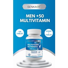 Senkavit Men (Erkek) Multivitamin ve Mineral Complex +50 Yaş 120 Tablet