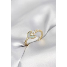 Alvo Store Buğz Gold Renk Balık Kuyruğu Model Kadın Yüzük