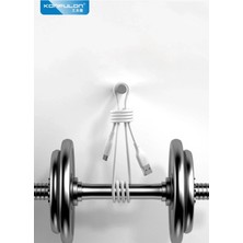 GRAYLINE Line Konfulon DC64 USB To Lightning 1m 3.0A Hızlı Şarj Kablo - Beyaz 99856641